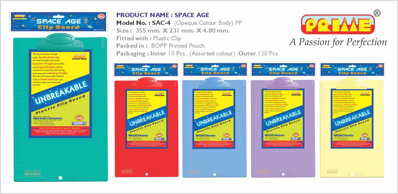SAC-4 Plastic Clipboard