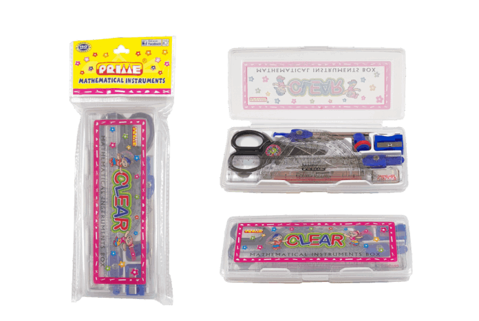 PRIME Clear - Plastic Geometry Box