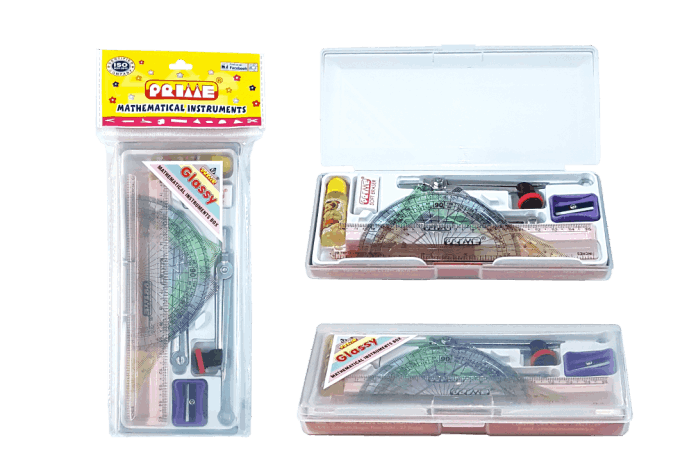 PRIME Glassy - Plastic Geometry Box