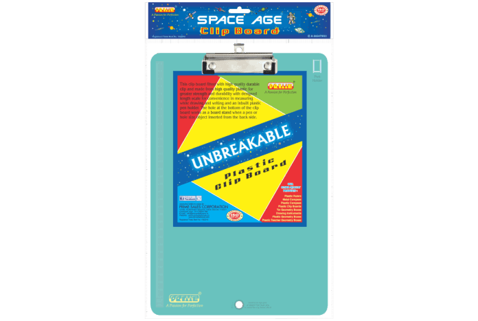 PRIME Sac-2 - Plastic Clipboard