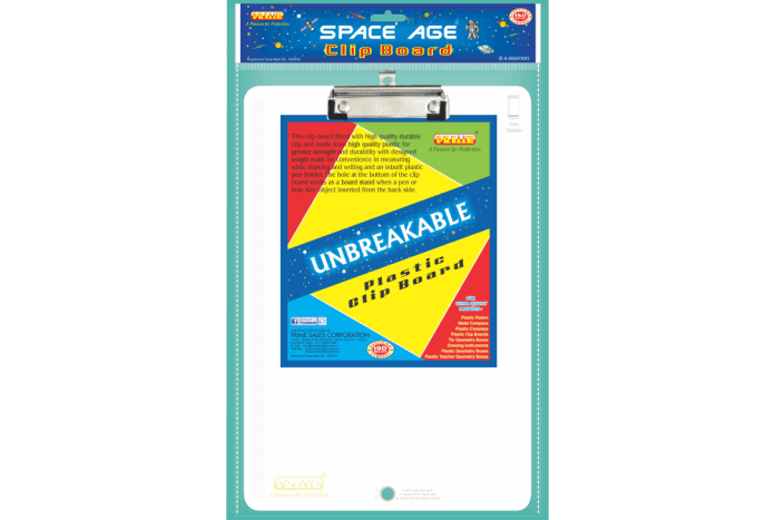 PRIME Sac-2W - Plastic Clipboard